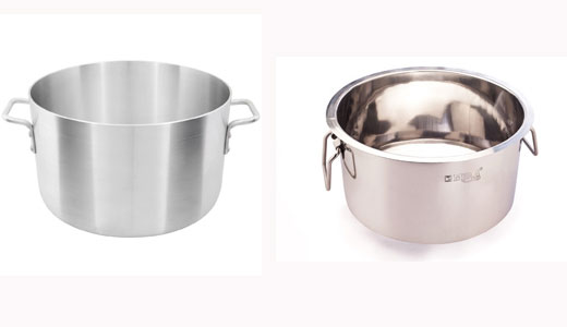 steel round bottom tope